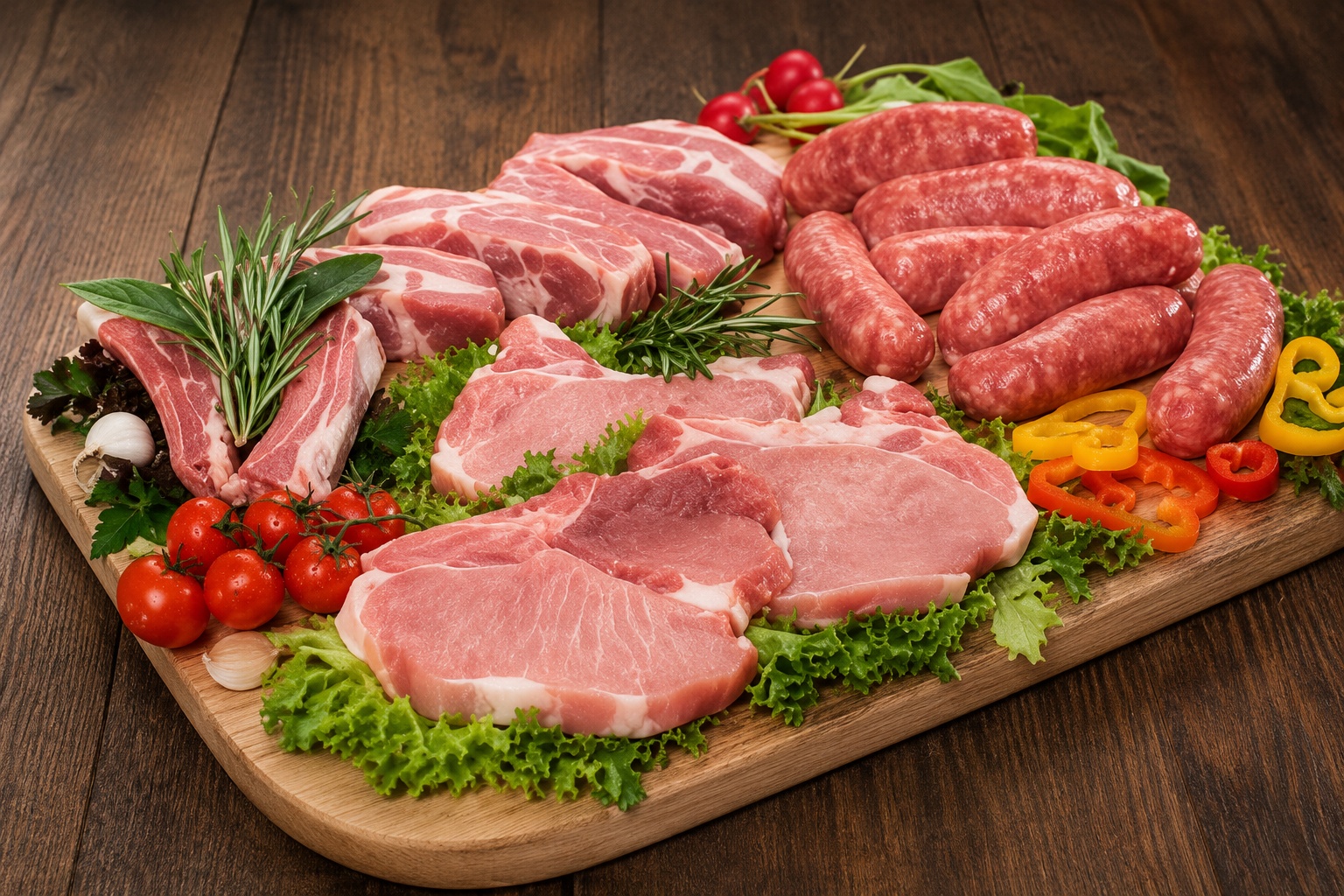 Carne suina selezionata